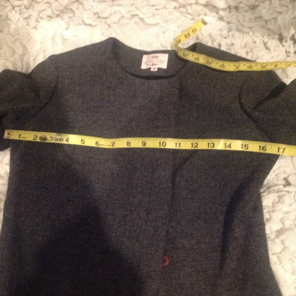 Gray Wool Jacket By Tocca From Neiman Marcus - image 7